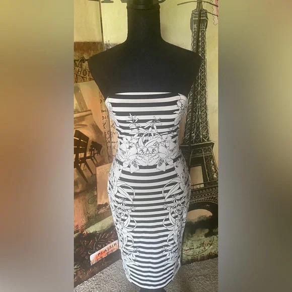 black and cream strapless dress Jasira Strapless Drape Mini Dress Cream | Brown Polka Dot | Cream | Brown Polka Dot | Womens main image 1